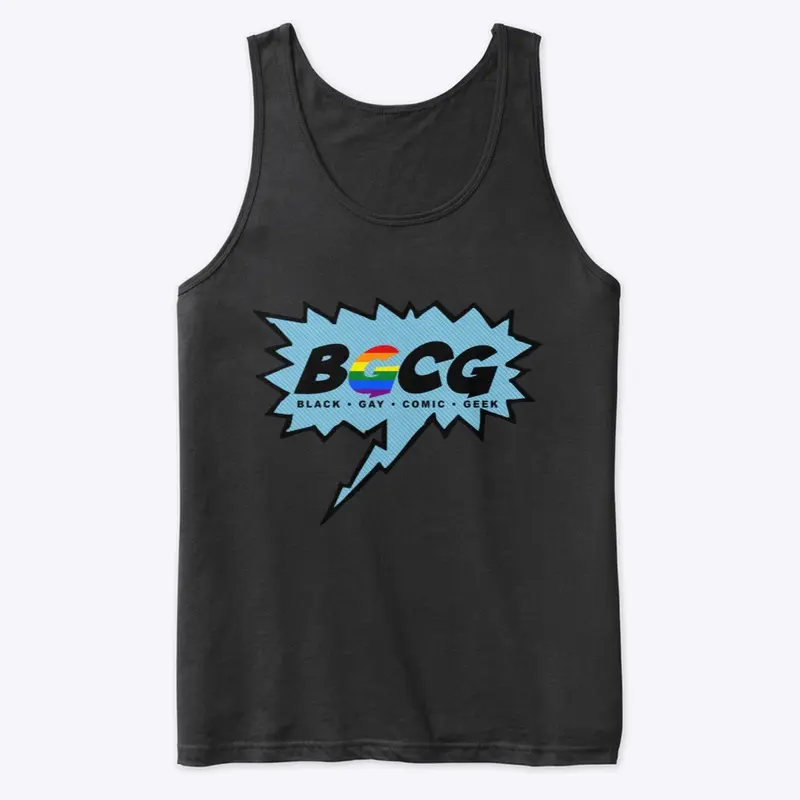 Black Gay Comic Geek Logo