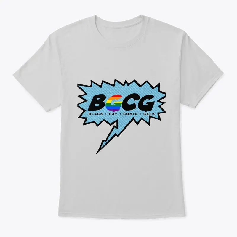 Black Gay Comic Geek Logo