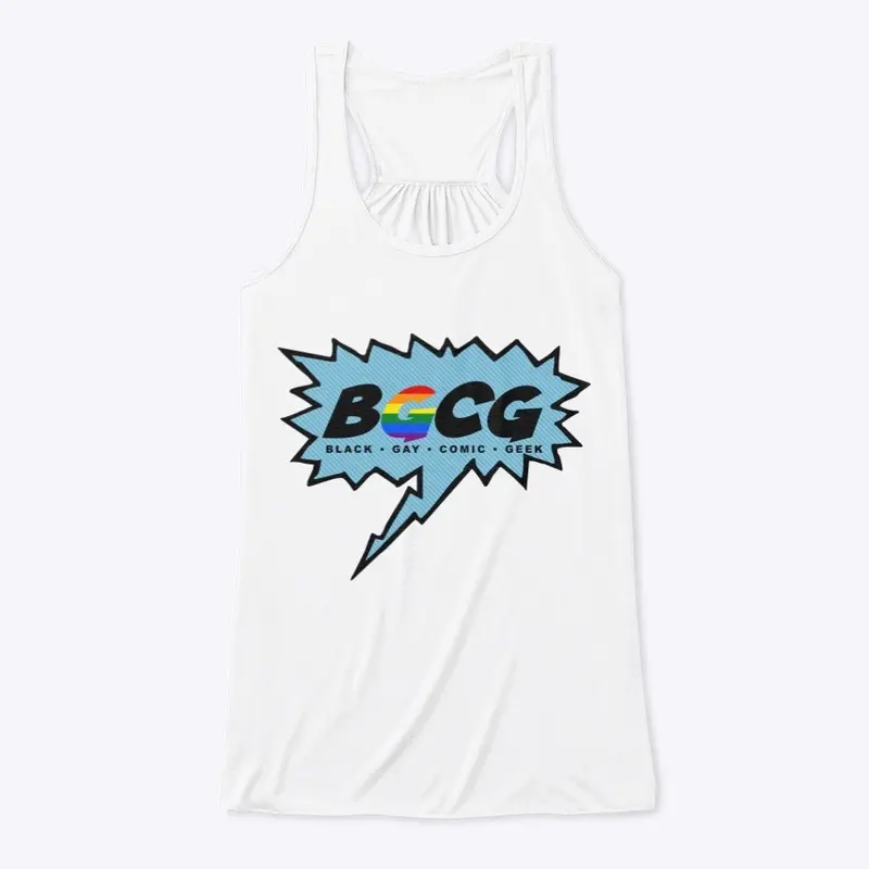 Black Gay Comic Geek Logo